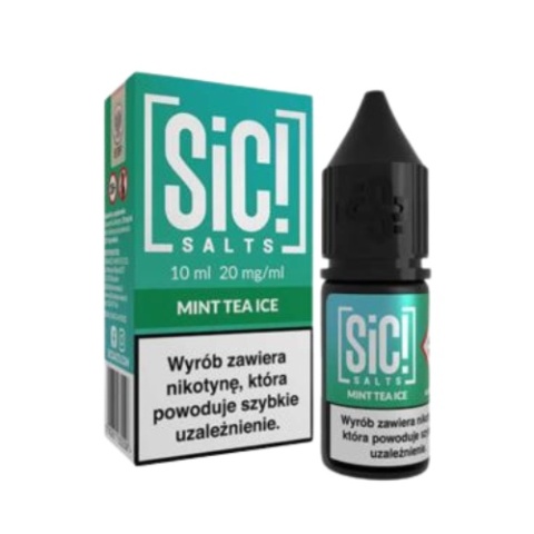 LIQUID SIC! MINT TEA ICE 10ML 20MG LIQUID SIC! MINT TEA ICE 10ML 20MG