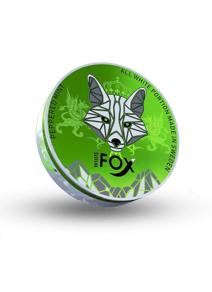 WHITE FOX PEPPERED MINT 16 mg/g WHITE FOX PEPPERED MINT 16 mg/g