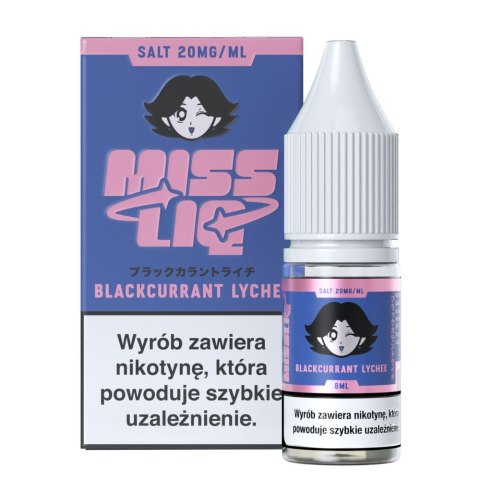 Liquid Miss Liq Salt 8ml Blackcurrant Lychee 20mg