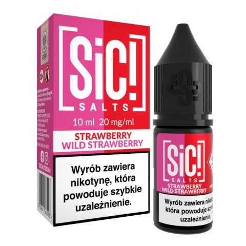 Liquid SIC! Salt 10ml - Strawberry Wild Straw 20mg